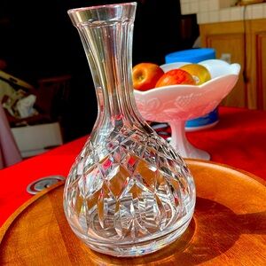 Vintage Lismore Waterford Crystal carafe decanter acid etched